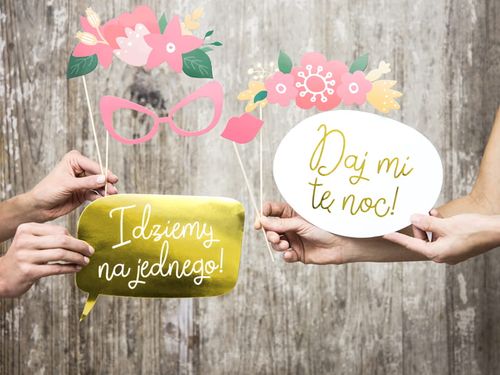 Gadżety do zdjęć na ślub, mix na Arena.pl