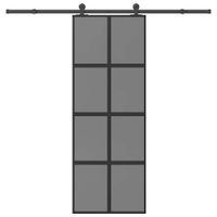 Drzwi przesuwne z zestawem okuć Szkło hartowane i aluminium