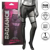 calexotics radiance plus size - spodnica z podwiązkami i kryształkami 3x