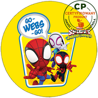 Opłatek na tort Spidey i Przyjaciele