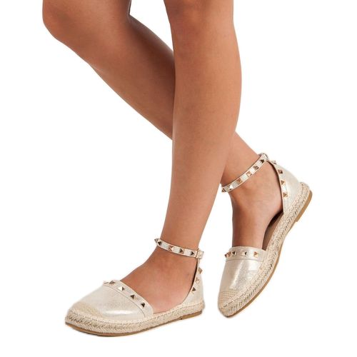 Złote sandały espadryle r.37 na Arena.pl