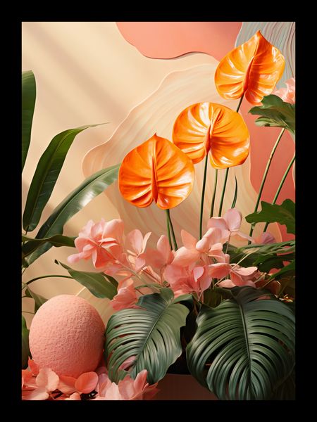 Plakat 13x18cm Pomarańczowy Raj zdjęcie 2