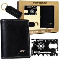 peterson zestaw portfel+brelok+karta ptn zms-08