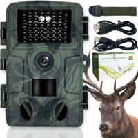 KAMERA LEŚNA FOTOPUŁAPKA IR 4K/1080P Wodoodporność IP66 Polskie Menu