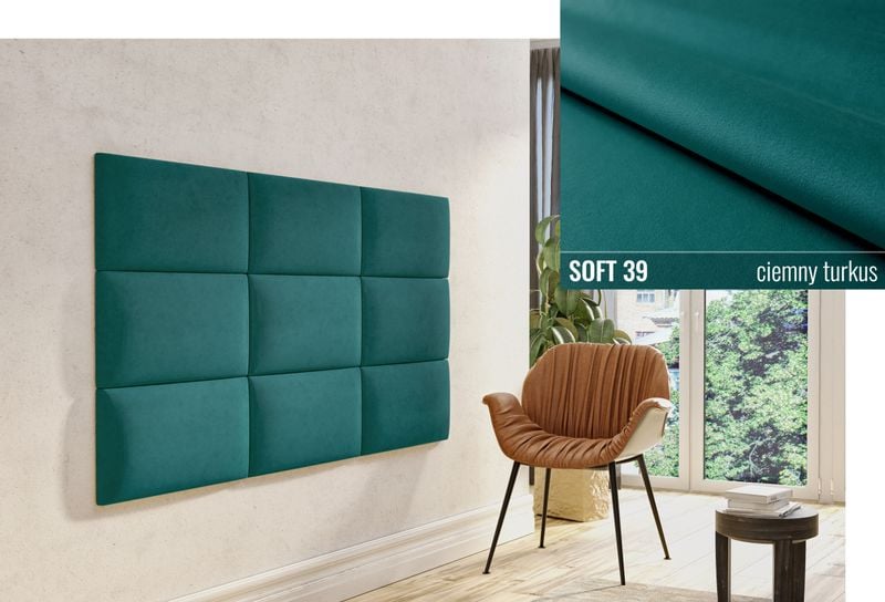 60 X 30 PANELE ŚCIENNE TAPICEROWANE WEZGŁOWIE SOFT zdjęcie 11