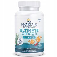 Nordic Naturals Ultimate Omega JR 680mg Truskawkowy Kwasy Tłuszczowe 90 kap