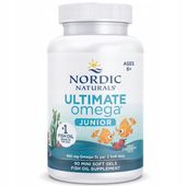 Nordic Naturals Ultimate Omega JR 680mg Truskawkowy Kwasy Tłuszczowe 90 kap