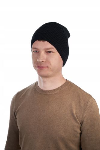 KOMPLET ZIMOWY CZAPKA U3 + KOMIN T2 - CZARNY na Arena.pl