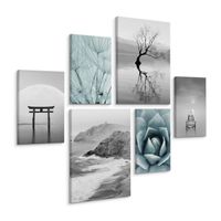 Obrazy Do Sypialni KRAJOBRAZY Ocean Plaża Natura Minimalizm 90cm x 80cm