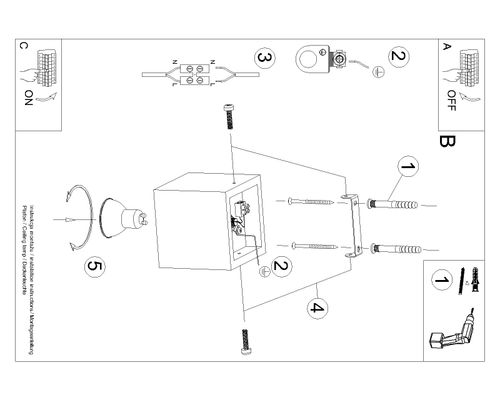 Plafon QUAD beton beżowy na Arena.pl
