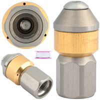 DYSZA OBROTOWA GŁOWICA DO CZYSZCZENIA KANALIZACJI DO MYJKI KARCHER WĄŻ 1/8