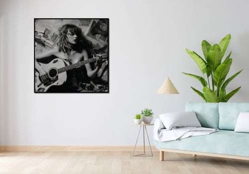 Plakat 100x100cm Młoda Gitarzystka na Arena.pl