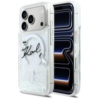 etui karl lagerfeld liquid glitter karl  script logo magsafe do