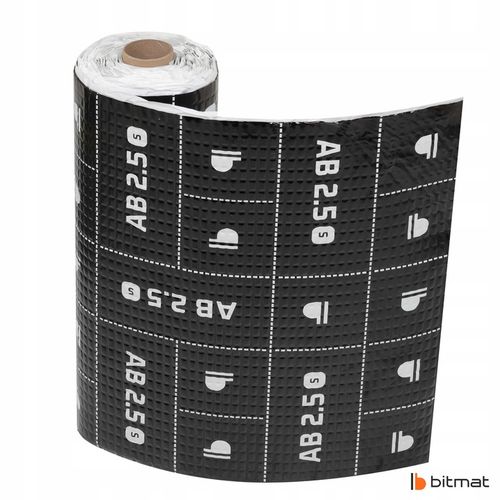 MATA WYGŁUSZAJĄCA BUTYLOWA BITUMICZNA BUTYL 2,5mm na Arena.pl