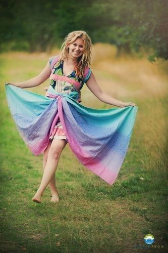 Chusta tkana Little Frog Linen Aurora Cube 4 na Arena.pl