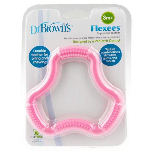 DR BROWN'S Gryzak Flexees różowy 3m+ na Arena.pl