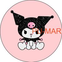 Opłatek na tort KUROMI Postać Bajka Topper Tekst Imię Gratis