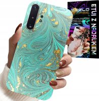 ETUI DO SAMSUNG NOTE 10 PLUS - MARMURKOWE WZORY + FOLIA HYDROŻEL