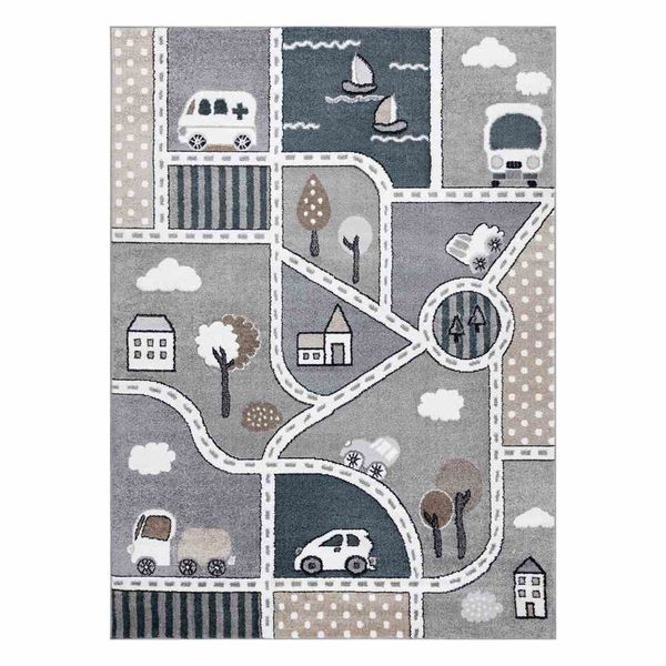 RUG/LU/BEO/STRADE/GREY/80x150 zdjęcie 1