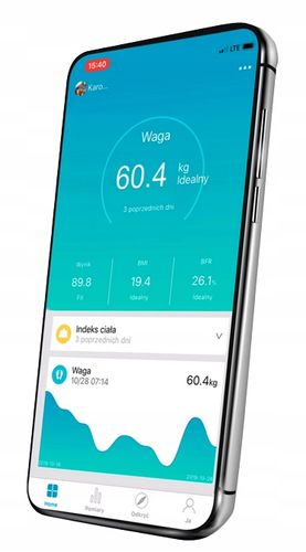 INTELIGENTNA WAGA ŁAZIENKOWA BLUETOOTH ANALITYCZNA APLIKACJA ZEEGMA 17W1 na Arena.pl