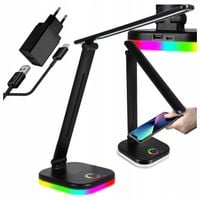 Lampka biurkowa Smartled Szkoła czarny moc do 7 W