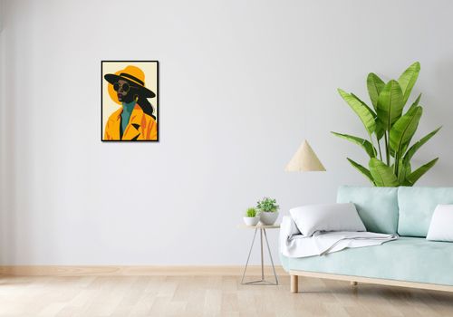 Plakat 42x59,4cm Żółta Stylowość na Arena.pl