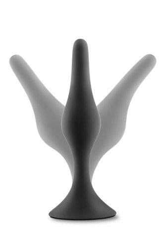ANAL ADVENTURES PLATINUM SILICONE BEGINNER PLUG SMALL BLACK na Arena.pl