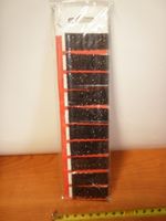 wsuwki 100szt. czarne brokat  | 1288
