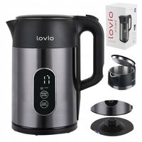 CZAJNIK ELEKTRYCZNY BEZPRZEWODOWY 1,5l 2200W CZARNY REGULACJA TEMPERATURY