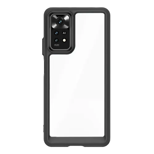 Etui silikonowe Outer Space Case do Xiaomi Poco M4 Pro 5G - czarne na Arena.pl