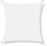 żagiel przeciwsłoneczny wodoodporny ortalion 3x3 m biały