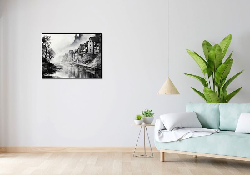 Plakat 80x60cm Mglisty Refleks zdjęcie 4