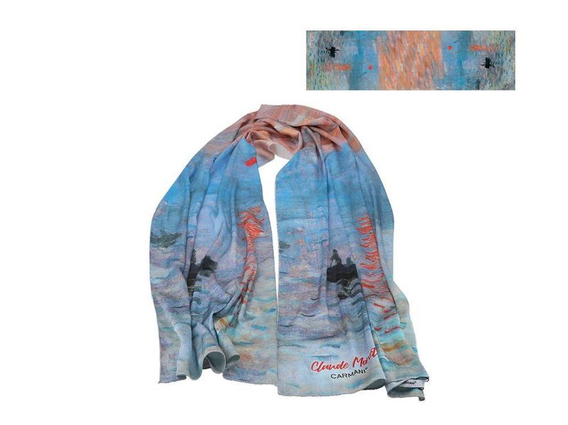 Szal - C. Monet, Wschód słońca (CARMANI) zdjęcie 2