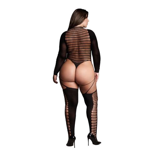 kalyke xxiii - bodystocking with turtleneck - plus size na Arena.pl