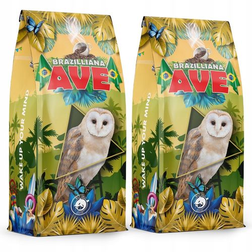 KAWA BRAZILLIA AVE -SWIEŻO PALONA Z PALARNI 2x1 KG na Arena.pl