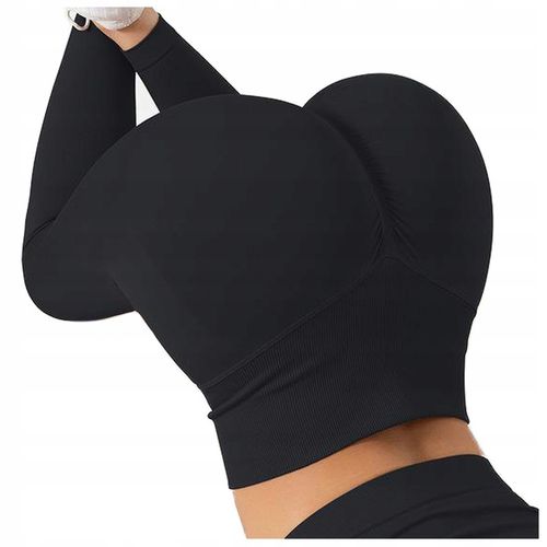 LEGGINSY sportowe LEGINSY PUSH UP MODELUJĄCE z marszczeniem WYSOKI STAN na Arena.pl