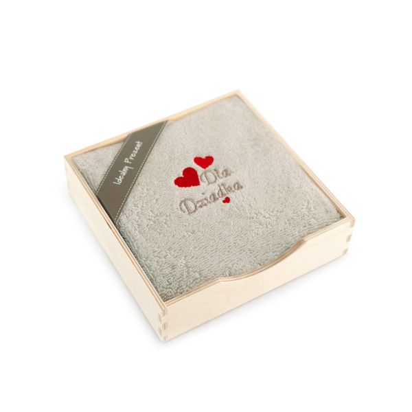 Ręcznik bawełniany 50x90 Zwoltex Dla Dziadka piaskowy zdjęcie 1