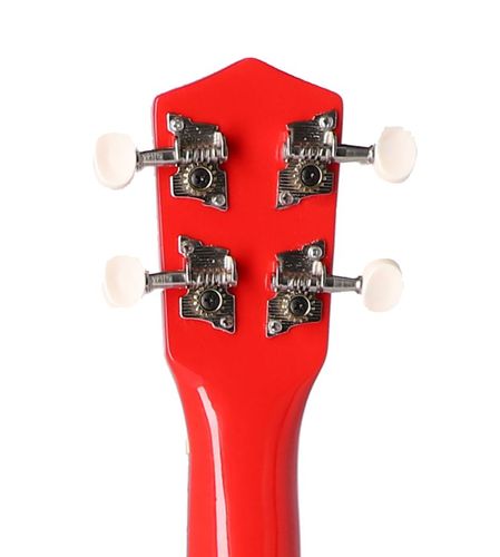 Ukulele sopranowe drewniane błyszczące UK-12 Czerwone z Pokrowcem ZESTAW na Arena.pl