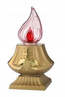 ZESTAW 6 szt. Znicz elektryczny "Roma" LED świeca 23 cm KOLORY