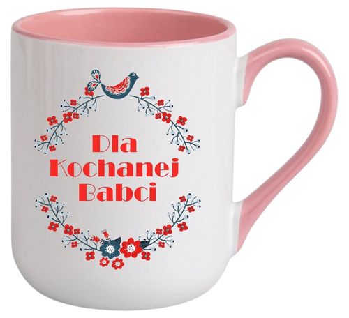 KUBEK Z NADRUKIEM PREZENT DZIEŃ BABCI URODZINY BABCIA IMIENINY na Arena.pl