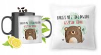 Misie Zestaw Kubek Magiczny + Poduszka Z Nadrukiem Ze Zdjęciem