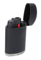 Czarna Zapalniczka Żarowa Gazowa JET Mocna na Gaz  w Jednolitym Kolorze