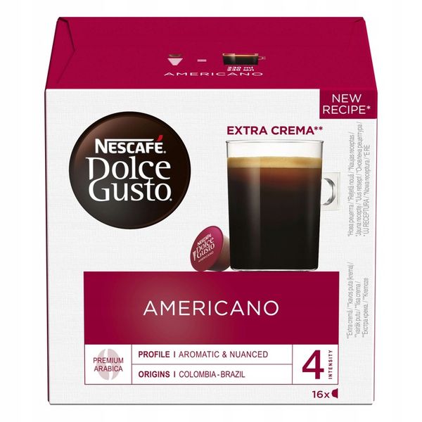 Kapsułki Nescafe Dolce Gusto Americano 16szt zdjęcie 2
