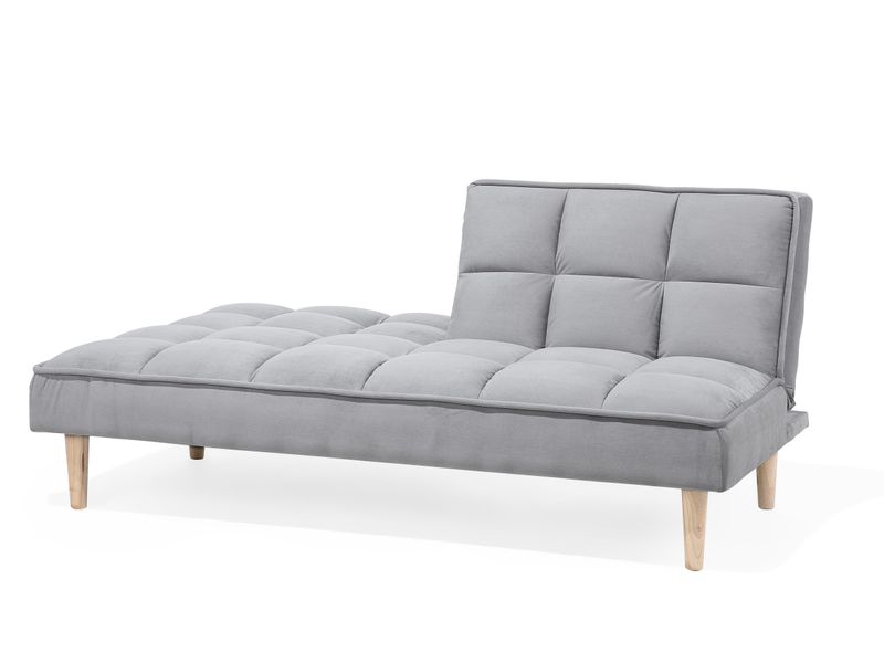 Sofa rozkładana jasnoszara SILJAN zdjęcie 5