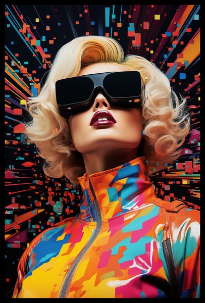 Plakat 40x60cm Retro Futuryzm zdjęcie 2