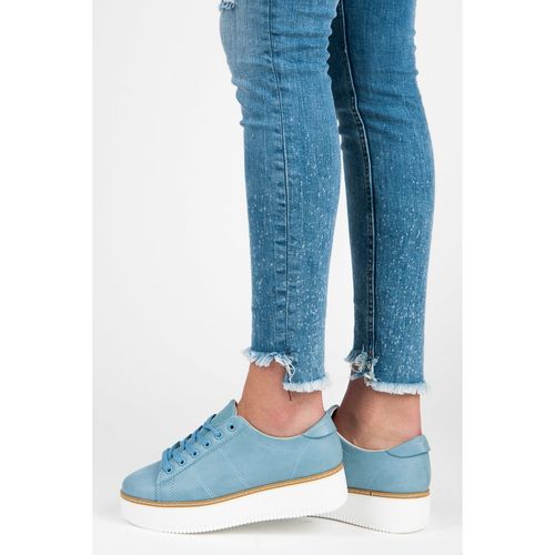 Wiązane Trampki Na Platformie r.40 na Arena.pl