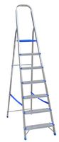 DRABINA ALUMINIOWA WOLNOSTOJĄCA 226CM 6 STOPNI + PODEST - DR1106