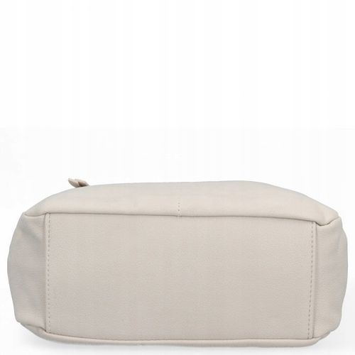 Herisson - torebka worek zamek skóra ekologiczna beżowy 1052L2086 na Arena.pl