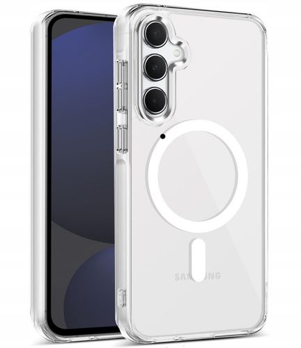 Etui Do SAMSUNG GALAXY S24 Fe +Szkło WZMACNIANE 360° do MAGSAFE CLEAR CASE na Arena.pl