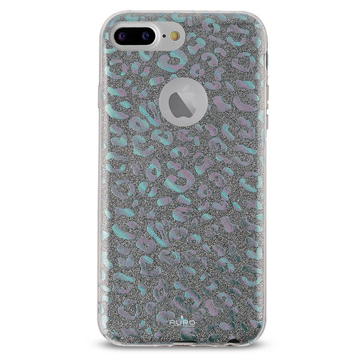 PURO Glitter Shine Leopard Cover - Etui do iPhone 8 Plus / 7 Plus / 6 na Arena.pl